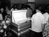 People saying farewell to the deceased Governor Dan McCarty - Tallahassee, Florida
