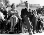 Governor and Mrs. McCarty during inaugural ceremonies - Tallahassee, Florida.