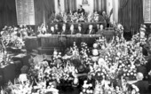 Governor Haydon Burns addressing joint session on Opening Day of Legislature - Tallahassee, Florida.