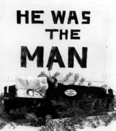 Memorial for Dan McCarty when he lost the 1948 Democratic party nomination for Governor - Mulberry, Florida