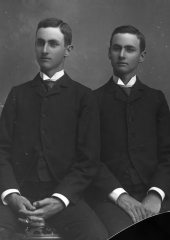 Seated twin brothers?.