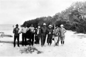 Group out for a cook-out - Useppa Island, Florida