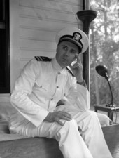 Portrait of Lt. Joe Steinmetz USNR at NAS Pensacola.