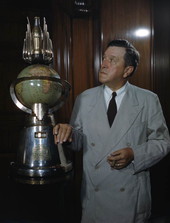 Portrait of Robert Winship Woodruff, President of the Coca-Cola Company.