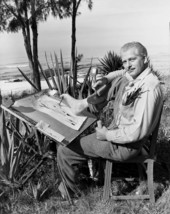 Gag portrait of cartoonist Bandel Linn.