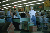 View showing checkout counters at a Publix supermarket in Sarasota, Florida.