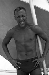 Photographer's son William Janney Steinmetz at the beach in Sarasota, Florida.