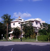 View of an unidentified building in Palm Beach, Florida.