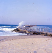 Pier at the Sebastian Inlet State Park near Melbourne Beach, Florida.