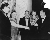 Koreshan Jorgine Boomer with officials from the United Nations.