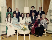 Barbara and Fred Kates with their family.