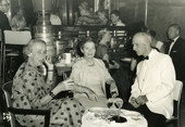 Portrait of Koreshans aboard the R.M.S. Queen Mary.