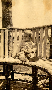 Unidentified Koreshan child in Estero, Florida.