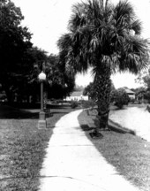 Path around Lake Eola