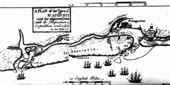 Old map of Anastasia Island