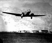 Plane in flight