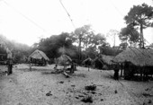 Seminole Indian village