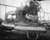 Decorated car for the parade - Saint Augustine, Florida.
