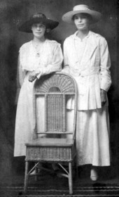 Portrait of Eva Gertrude Littleton and her Aunt Sweetie - Madison, Florida