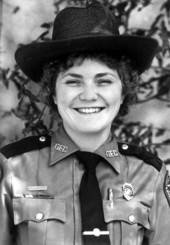 Portrait of "Peggy" Park, a Game and Freshwater Fish Commission officer - Palm Harbor, Florida