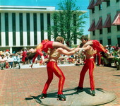 FSU flying circus perfoms for members of the legislature - Tallahassee, Florida