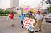 Environmentalists protest toxic wastes - Tallahassee, Florida