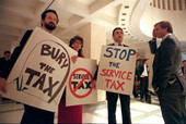 Protests against the Sales Tax - Tallahassee, Florida