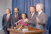 U.S. Senate candidate Congressman "Buddy" MacKay receives support from Conservation groups - Tallahassee, Florida