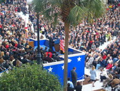 View of Governor Charlie Crist delivering his inaugural address - Tallahassee, Florida.
