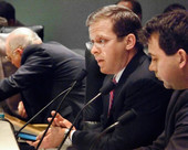 Representative Carlos Lopez-Cantera, R-Miami, promoting the Paycheck Protection Bill (HB 1021) before the House Appropriations Committee.