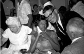 Sam Rabin with entertainer Dinah Washington - Miami, Florida