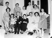 Portrait of the Lusky family before the grandmother went to Isreal - Havana, Cuba