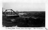 Looking east from new bridge at Moore Haven in the Everglades Drainage District.