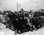 Governor Caldwell on a visit to Camp Gordon Johnston, February 2, 1945 - Carrabelle