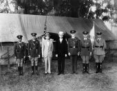 Governor Doyle E. Carlton at the National Guard's Camp J. Clifford R. Foster - Jacksonville, Florida.