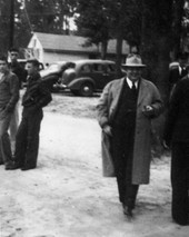 Governor Dave Sholtz at the WPA's Camp Roosevelt - Ocala, Florida
