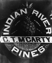 C.T. McCarty pineapple box label
