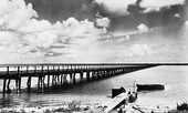 Highway bridge across Lake Harris - Howey-in-the-Hills, Florida