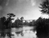 Bridge over the Hillsborough River - Tampa, Florida.