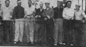Golf club participants in opening of course