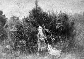 Port Orange girl with doll in carriage