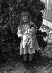 Girl and her doll