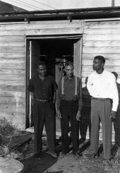 Workers at the old Star Cleaners - Crestview, Florida