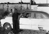 Willie Franklin Lewis in alley behind the old Star Cleaners - Crestview, Florida