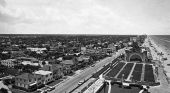 Aerial view of bandshell - Daytona Beach, Florida