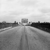 Approaching the Saint Mary's River Bridge on U.S. 17 in Nassau County, Florida