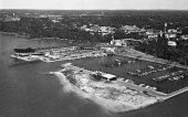 Aerial view of the marina, Jamaica Inn and downtown - Dunedin, Florida