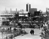 Park area near the Florida Pavilion - Chicago, Illinois