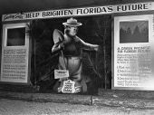 Florida Forest Service exhibit featuring Smokey the Bear