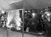 Florida Forest Service fair exhibit featuring Smokey the Bear
